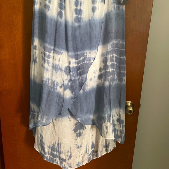 Blue/white tie dye skirt - Picture 2 of 12